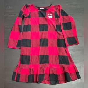 Size 4T Childrens Place Unisex Fleece Nightgown Pajama
